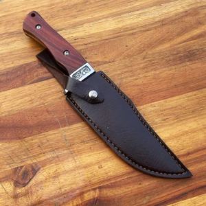 Cuchillo Táctico de Bolsillo de Alta Calidad con Mango de Madera Personalizable OEM, Cuchillo de Combate Mercenario con Hoja de Acero Inoxidable para Bricolaje - Product Image 3