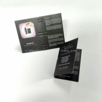 Cartes de test de parfum personnalisées imprimées avec échantillon de parfum en flacon de 2 ml