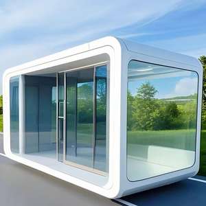 Vente directe d'usine en Chine, mini-<span class=keywords><strong>maison</strong></span> portable <span class=keywords><strong>à</strong></span> 2 chambres, camping, modulaire, préfabriquée avec escalier, cabane Apple - Product Image 3