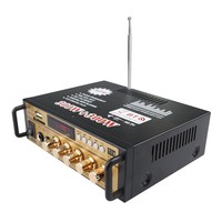 BT-198E BT-198B 300W + 300W BT 5.0 12V araba HiFi Stereo ses amplifikatörü ev için Hi Fi 220V