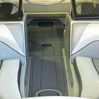 Tapis de pont en mousse EVA imitation teck pour plateforme de bain et cockpit de bateau Moomba Mojo 2016-2018, style SeaDek MarineMat, auto-adhésif