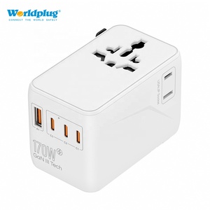 Worldplug 170W Công Suất Cao Trên Toàn Thế Giới Nhanh Chóng Sạc Đa-Cắm Quốc Tế Cắm Adapter Tường Ổ Cắm Du Lịch Phổ Adapter - Product Image 1