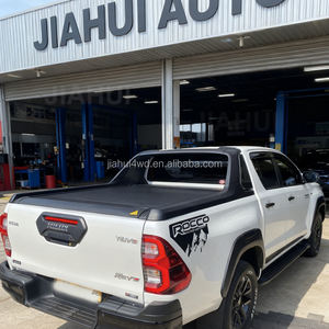 Persiana Enrollable Eléctrica <span class=keywords><strong>Negra</strong></span> para Toyota <span class=keywords><strong>Hilux</strong></span> N80 <span class=keywords><strong>SR</strong></span> y SR5 2015-2025 Revo Rocco Cabinas Dobles - Product Image 3