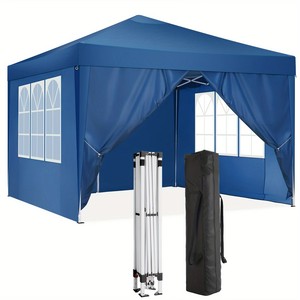 Pavillon pliable de haute qualité pour l'extérieur, en tissu Oxford, 2 x 2, 3 x 3, tente à auvent facile à monter, logo publicitaire imprimé sur mesure, tissu Oxford - Product Image 4