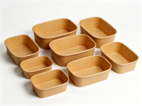 Gobelet/Bol en plastique octogonal jetable de qualité alimentaire pour fête, à emporter, pour boisson chaude, 500ml/700ml, support pour fruits/salades/collations avec paille
