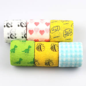 신제품 OEM 가능 의료용 방수 면 탄력 운동 스포츠 키네시올로지 테이프 - Product Image 5