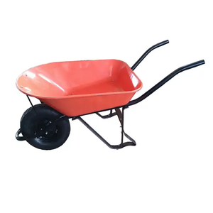 निर्माण स्थल सामग्री परिवहन के लिए भारी शुल्क यूनिहैंड कार्ट्स ऑल-टेरियल सिंगल व्हील डिजाइन ट्रॉली - Product Image 3