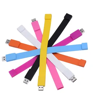 Promotion Bracelet Usb Flash Drive Cle Usb Silicone Pendrive 128gb 32gb 64gb Wristband Usb 3.0 2.0memory Sticks