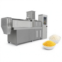 Extrudeuse à double vis entièrement automatique pour la fabrication de pain de mie fermenté, de maïs soufflé et de snacks céréaliers - Production de 350 kg/h