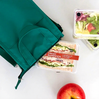 Sac isotherme vertical uni avec bandoulière pour bocaux alimentaires liquides – Idéal pour les trajets quotidiens