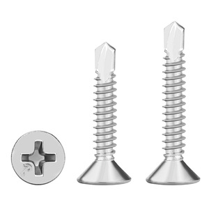 Tornillos Autorroscantes de Cabeza Plana de Acero Inoxidable Xinruicheng M4.2 M6.3 Phillips con Cabeza Avellanada para Uso Industrial - Product Image 1