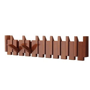 Appendiabiti <span class=keywords><strong>NFS</strong></span> a Parete Stile Moderno a Pianoforte in Legno Massello Senza Foratura per Ingresso Casa Corridoio Uso Dietro Porta - Product Image 5