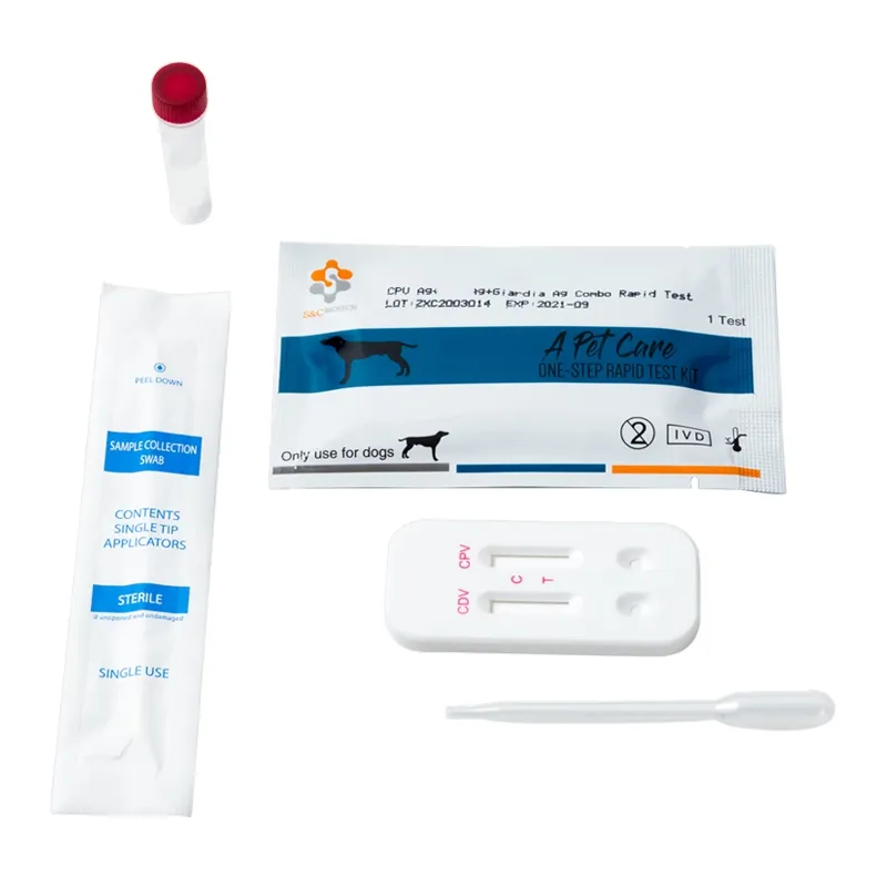 Hoge Nauwkeurigheid Huisdier Diagnostische Snelle Test Kits/ Cav-Ii Test Kit/Snelle Test Kit Voor Honden