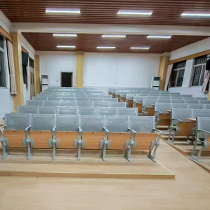 Le fabricant produit des coussins de siège de marchepied en alliage d'aluminium à dos d'acier sièges de salle de classe universitaire bureaux et chaises connectés - Product Image 3