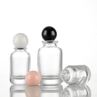 Design élégant 30ml 50ml 100ml vide clair rond bouteille de parfum en verre atomiseur ensemble de parfum avec boîte