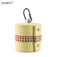 Tissé Jugging Kevlars Flame Strap Fire Poi Strap Sangle de mèche en aramide pour le flux de feu