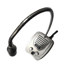 Microphone dynamique avec pédale, omnidirectionnel, pour équipement de communication, réseaux radio, matériau plastique - Product Image 5