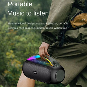 P19 60w Woofer और ट्विटर हाइफी Tws Eq स्पीकर rgb एलईडी लाइट पोर्टेबल ipx5 वाटरप्रूफ कराओके स्पीकर समर्थन वायर्ड माइक - Product Image 2