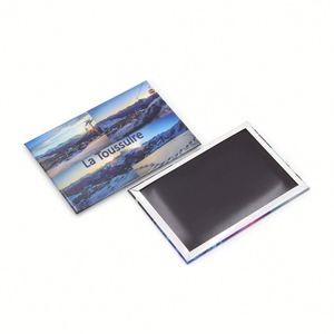 Newest Design Refrigerator Customized La Toussuire Sybelles Alps Images Souvenir Gift Tin <b>Fridge</b> Magnet - Product Image 2