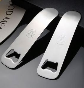 High Quality Custom 304 Stainless Steel Simple Beer Bottle Opener Creative Lever Type Wine Utensil Business Promotional <b>Gifts</b> - Product Image 2