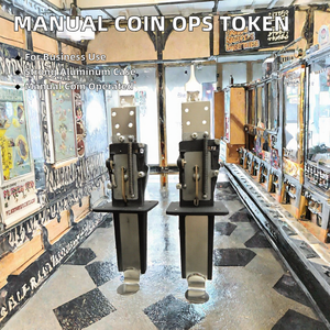 Fichas de moneda mecánicas para mesas de billar, accesorios manuales para máquinas de fútbol, monedas comerciales reales, juguetes pequeños de aluminio. - Product Image 2