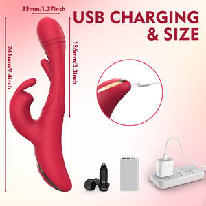 Usb वयस्क उत्पादों सेक्सी महिला फ्रीया खरगोश वाइब्रेटर खोखली जीभ सेक्स क्लाइमैक्स हस्तमैथुन मालिश छड़ी - Product Image 6