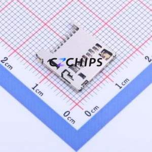 TF-022 <b>SD</b> <b>Card</b> / Memory <b>Card</b> Connector SMD Connector Self-Return Type MicroSD <b>Card</b> (TF <b>Card</b>) <b>Card</b> <b>Holder</b> 1.28mm - Product Image 1