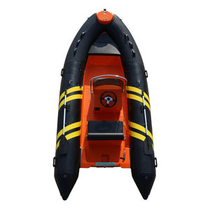 <span class=keywords><strong>Bateau</strong></span> de ski nautique pliable et stable en fibre de verre Qingdao Haohai Sailing avec logo personnalisé, RIB430A, 5 places - Product Image 1