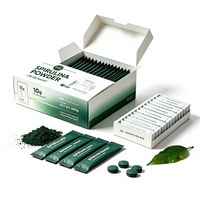 Poudre de Spiruline Premium Superaliment Vert Naturel Complément Alimentaire Végétal Riche en Nutriments Vente en Gros pour Smoothies et Boissons Santé