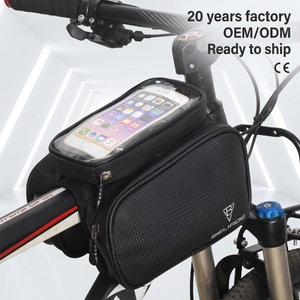 Bolsa para bicicleta eléctrica, accesorio de ciclismo más vendido al por mayor, impermeable, para el tubo superior, con pantalla táctil, para teléfono. - Product Image 1