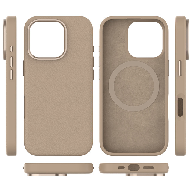 Leather Textured Full Cover Liquid Silicone Phone Cover for iphone 16 Pro Max 15 14 Pro Forros Celulares Mobile Phone Shell