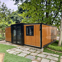 Maison préfabriquée en conteneur de luxe allemande, facile à assembler, modulaire, transportable, détachable, 2 à 3 chambres, 20 pieds, 40 pieds, avec emballage plat