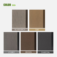 Revêtement extérieur durable résistant aux intempéries Panneau mural composite bois-plastique Revêtement mural extérieur