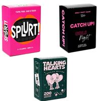 Hikeon Talking Hearts Couples Edition Jeu de société portable personnalisable imprimé en couleur pour des conversations profondes