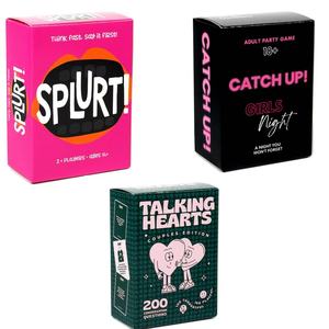 Hikeon Talking Hearts Edizione per Coppie, <span class=keywords><strong>Gioco</strong></span> da Tavolo Personalizzabile Stampato a Colori per Conversazioni Sentimentali - Product Image 1