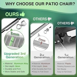 Silla Plegable para Personas Mayores, para <span class=keywords><strong>Playa</strong></span>, <span class=keywords><strong>Camping</strong></span>, Eventos, Jardín, Portátil - Product Image 5