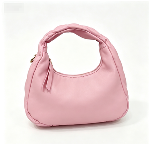 Bolso de Hombro de Cuero Genuino para Mujer, Estilo Minimalista Hobo, Dos Asas, Cierre Abierto, para Uso Diario en Todas las Estaciones - Product Image 3