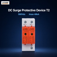 Parafoudre basse tension de type T2 SPD DC 500V 20KA~40KA pour protection contre la foudre, directement de l'usine