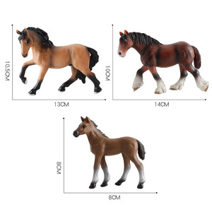 Jouets de cheval en plastique, simulation éducative pour enfants, animal sauvage, lushitano, modèle réduit - Product Image 2