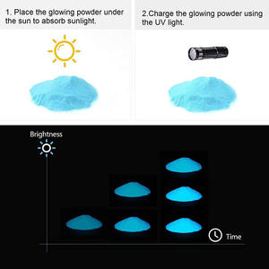 Timesrui Glow in the Dark Pigment en poudre, colorant de résine coloré <span class=keywords><strong>pour</strong></span> résine époxy Art Paint Art DIY Crafts Non-Toxic Skin Safe - Product Image 6
