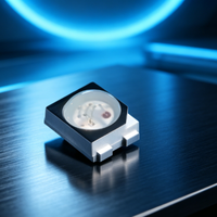 LED SMD 3528 RGB Quad Chip à montage en surface avec support plastique, 0,06W, quatre couleurs R/G/B/Y