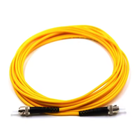 Kabel Patch Fiber Simplex ST/UPC Low Loss G652D G657A Single Multimode 2.0/3.0mm Fleksibel Optik Jumper Panjang Sesuai Pesanan