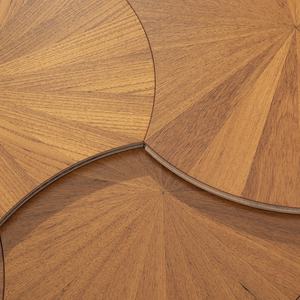 <span class=keywords><strong>Parquet</strong></span> multicouche en teck moderne sur mesure, motif feuille irrégulier, système <span class=keywords><strong>de</strong></span> clic, pour salon, villa, entrepôt - Product Image 3