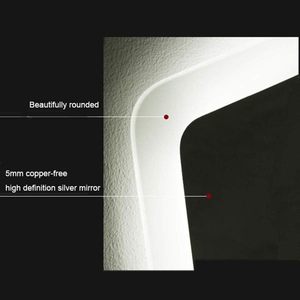 CF BLM1005 moderno maquillaje vanidad pantalla táctil inteligente luz LED <span class=keywords><strong>espejo</strong></span> <span class=keywords><strong>de</strong></span> pared gafas <span class=keywords><strong>baño</strong></span> <span class=keywords><strong>Baño</strong></span> Espejos decorativos con luz LED - Product Image 6