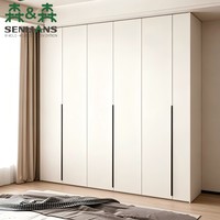 Armoire moderne sur mesure en placage mélaminé pour toute la maison, avec portes coulissantes, pour dressing, chambre, atelier et salon, réglable