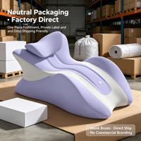 Oreiller pour le visage en mousse à mémoire de forme à rebond lent et respirant pour la lecture au lit, la pause déjeuner au bureau, vente en gros et dropshipping
