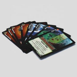 การ์ดเกมทำจากกระดาษพิมพ์ลายทำจากผ้าลินินพร้อมกล่องพับแบบกำหนดเอง - Product Image 6