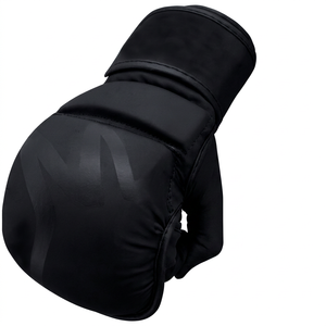 Gants d'entraînement de boxe, gants de sparring, gants de frappe, arts martiaux, kickboxing, MMA, gants noirs de MMA pour adultes, personnalisables, OEM - Product Image 1