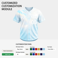 Maillots de baseball personnalisés pour adultes, avec empiècements en tissu texturé, boutonnières renforcées, nom, numéro et logo cousus, pour équipes de ligue décontractées