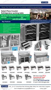sándwich mesas de preparación de ensalada refrigerador <span class=keywords><strong>bar</strong></span> ensalada de Pizza 2 puerta contra refrigerador con <span class=keywords><strong>el</strong></span> visualizador - Product Image 3
